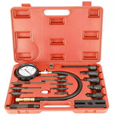 Compression Tester Diesel Engine Injector Glowplug Fuel Cylinder Pressure Kit